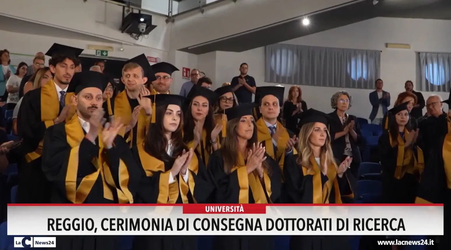 Reggio, cerimonia di consegna dottorati di ricerca