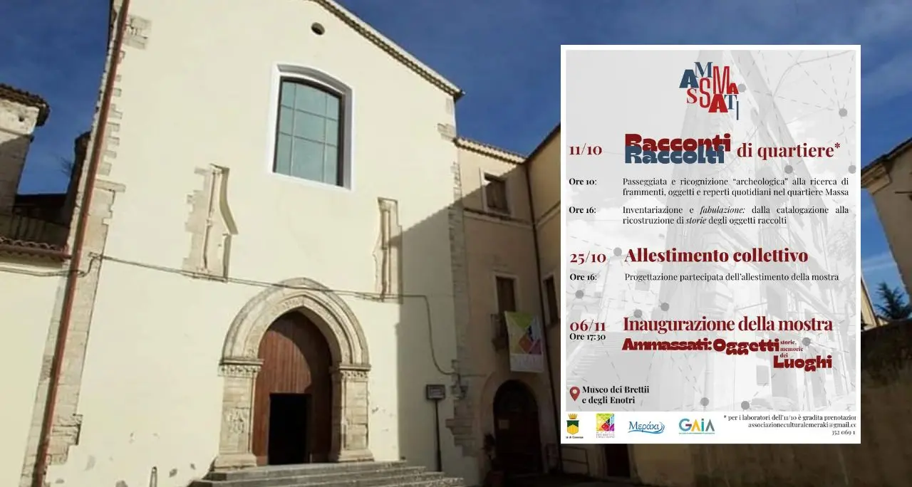Cosenza, al museo dei Brettii e degli Enotri una mostra collettiva dedicata al quartiere della Massa\n