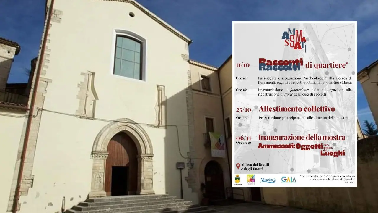 Cosenza, al museo dei Brettii e degli Enotri una mostra collettiva dedicata al quartiere della Massa\n