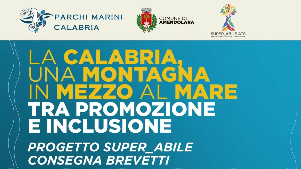 Ad Amendolara il mare diventa accessibile a tutti: l’Ente Parchi Marini consegna i brevetti SUPER_ABILE e lancia il format permanente\n