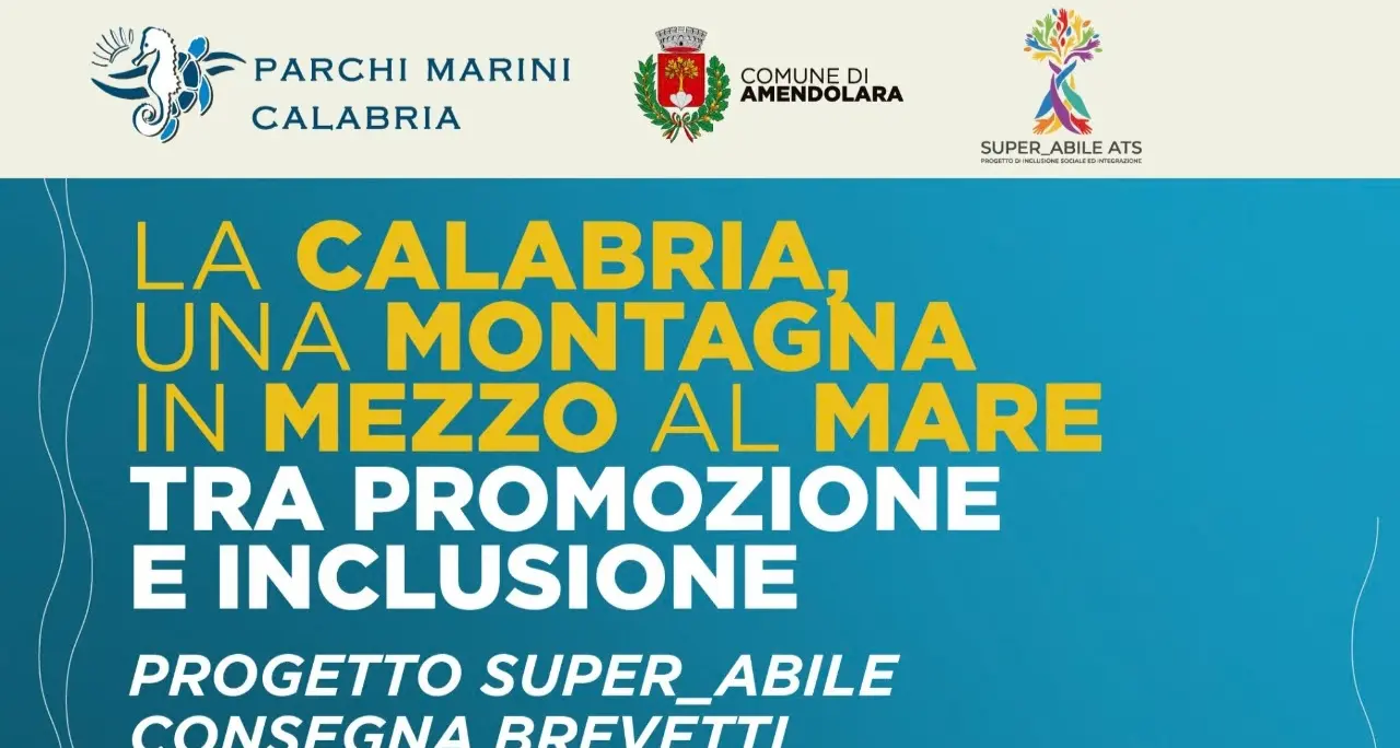 Ad Amendolara il mare diventa accessibile a tutti: l’Ente Parchi Marini consegna i brevetti SUPER_ABILE e lancia il format permanente\n