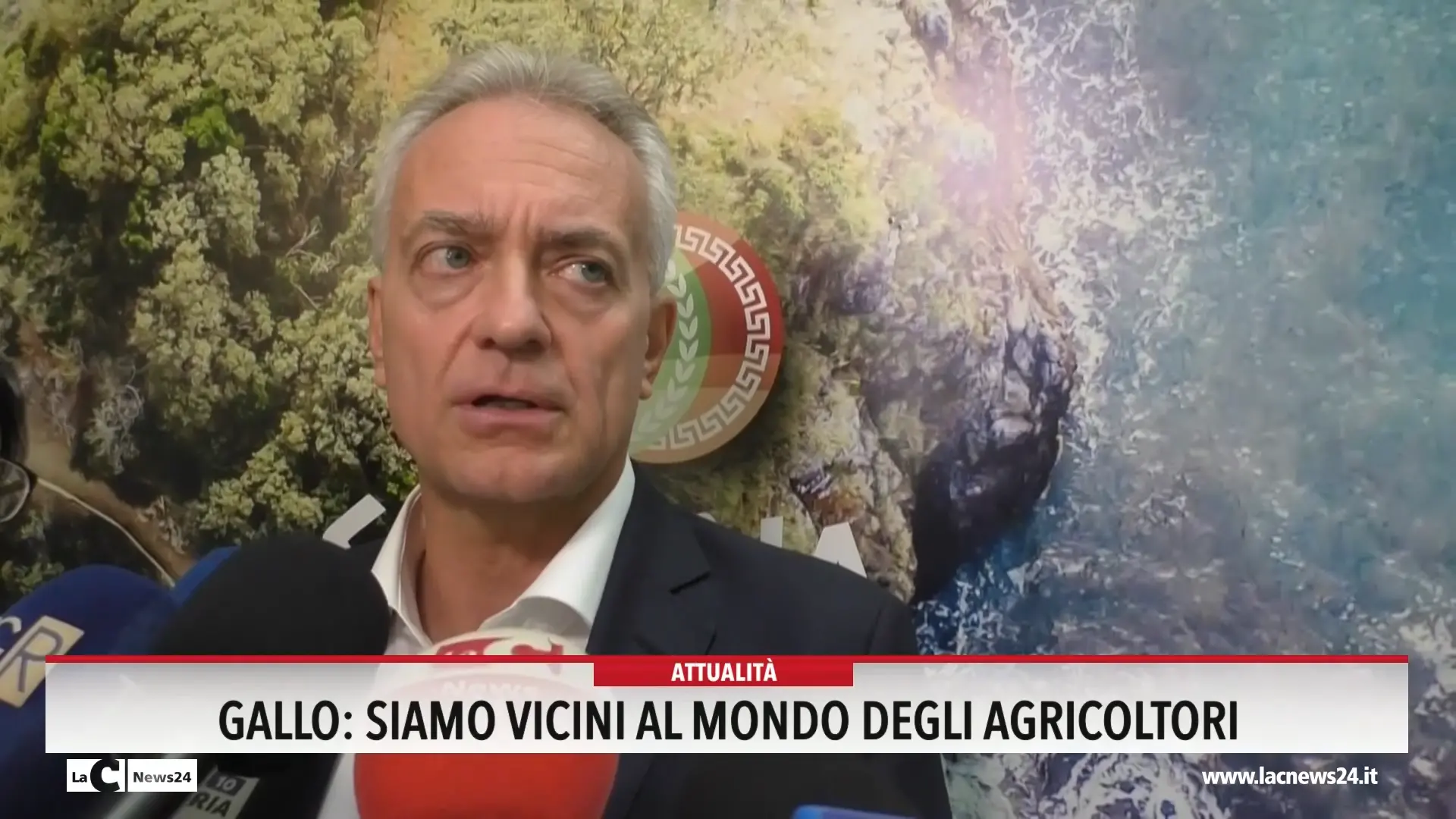 Gallo: «Siamo vicini al mondo degli agricoltori»