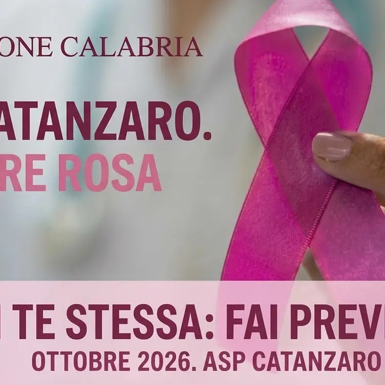 Ottobre Rosa: Asp di Catanzaro lancia campagna Prevenzione dei Tumori femminili