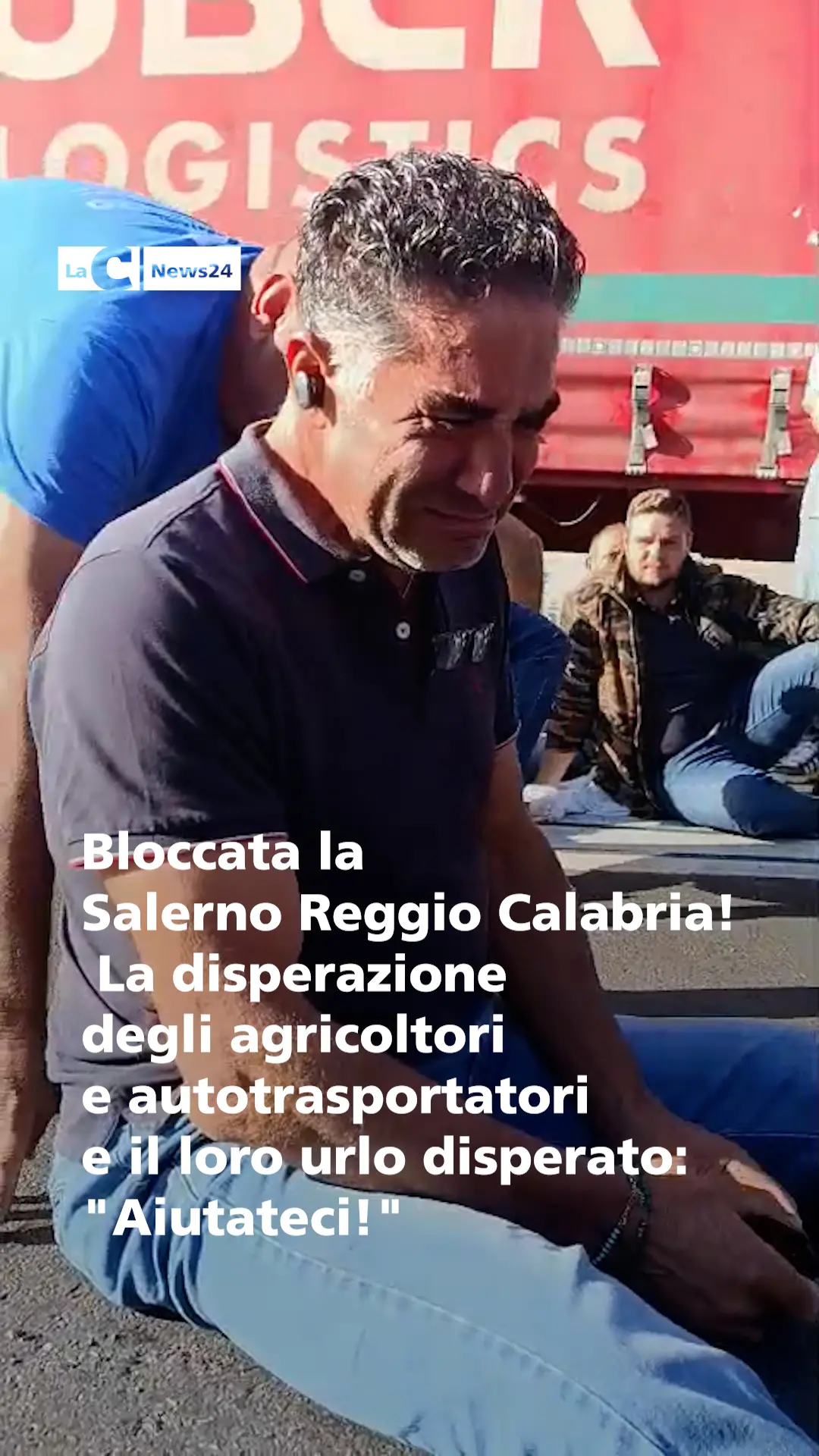 La rabbia e le lacrime degli agricoltori a Pizzo