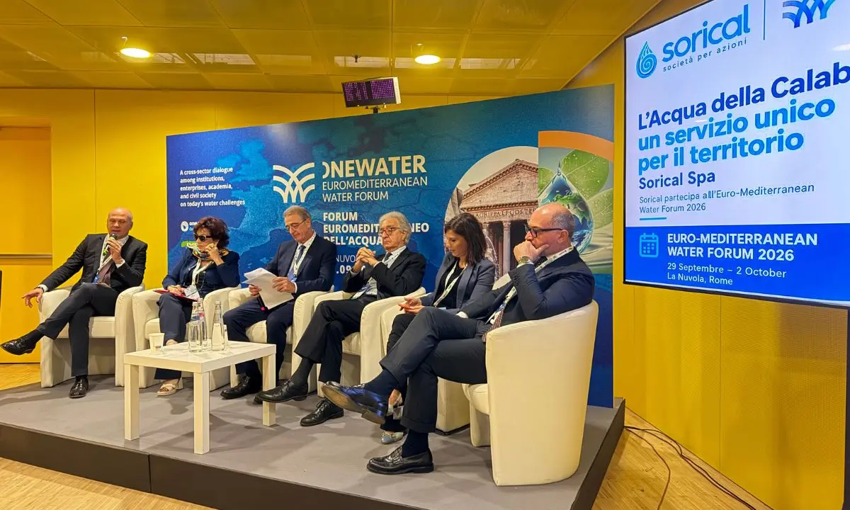 Acqua in Calabria, Sorical: «Al gestore unico servono strumenti finanziari per la transizione»\n