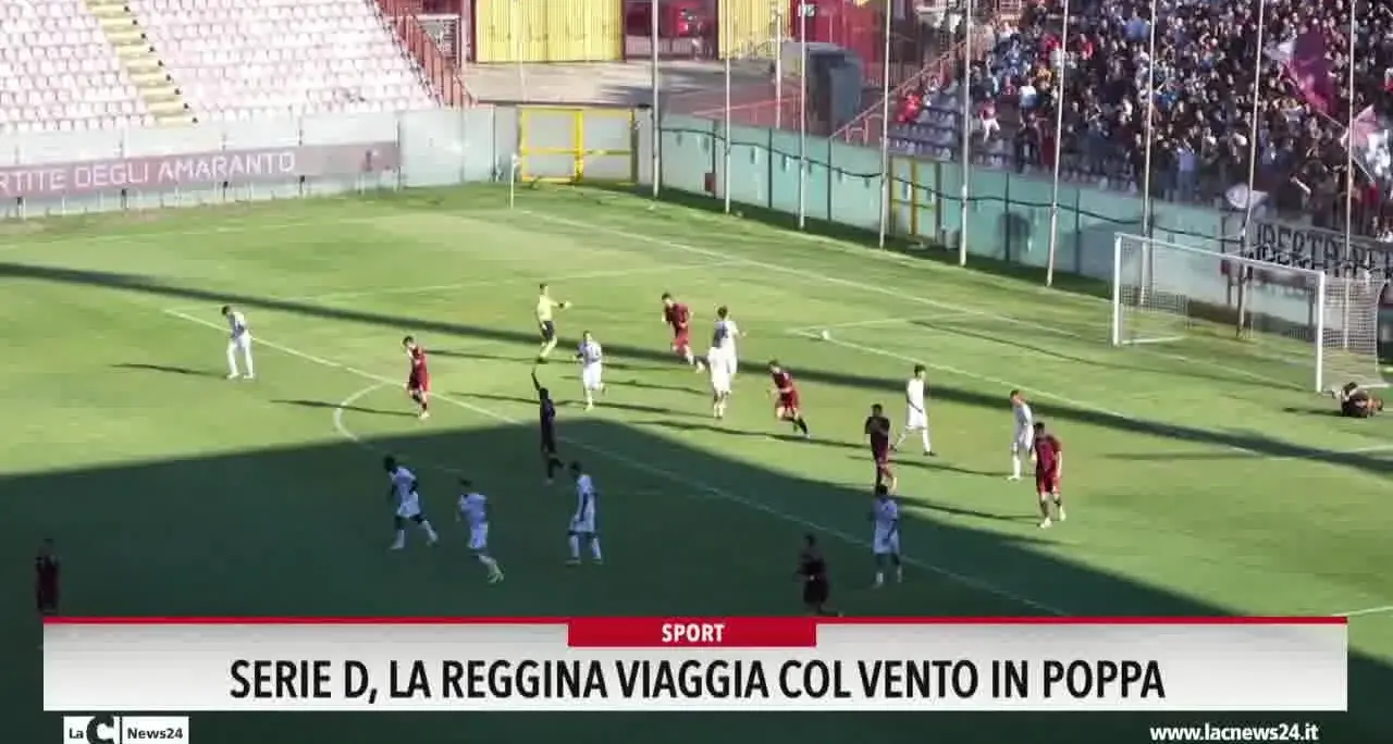 Serie D, la Reggina viaggia col vento in poppa