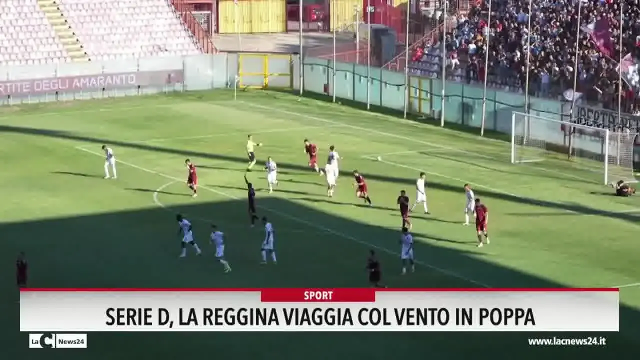 Serie D, la Reggina viaggia col vento in poppa