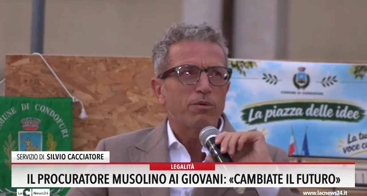 Il procuratore Musolino ai giovani: «Cambiate il futuro»