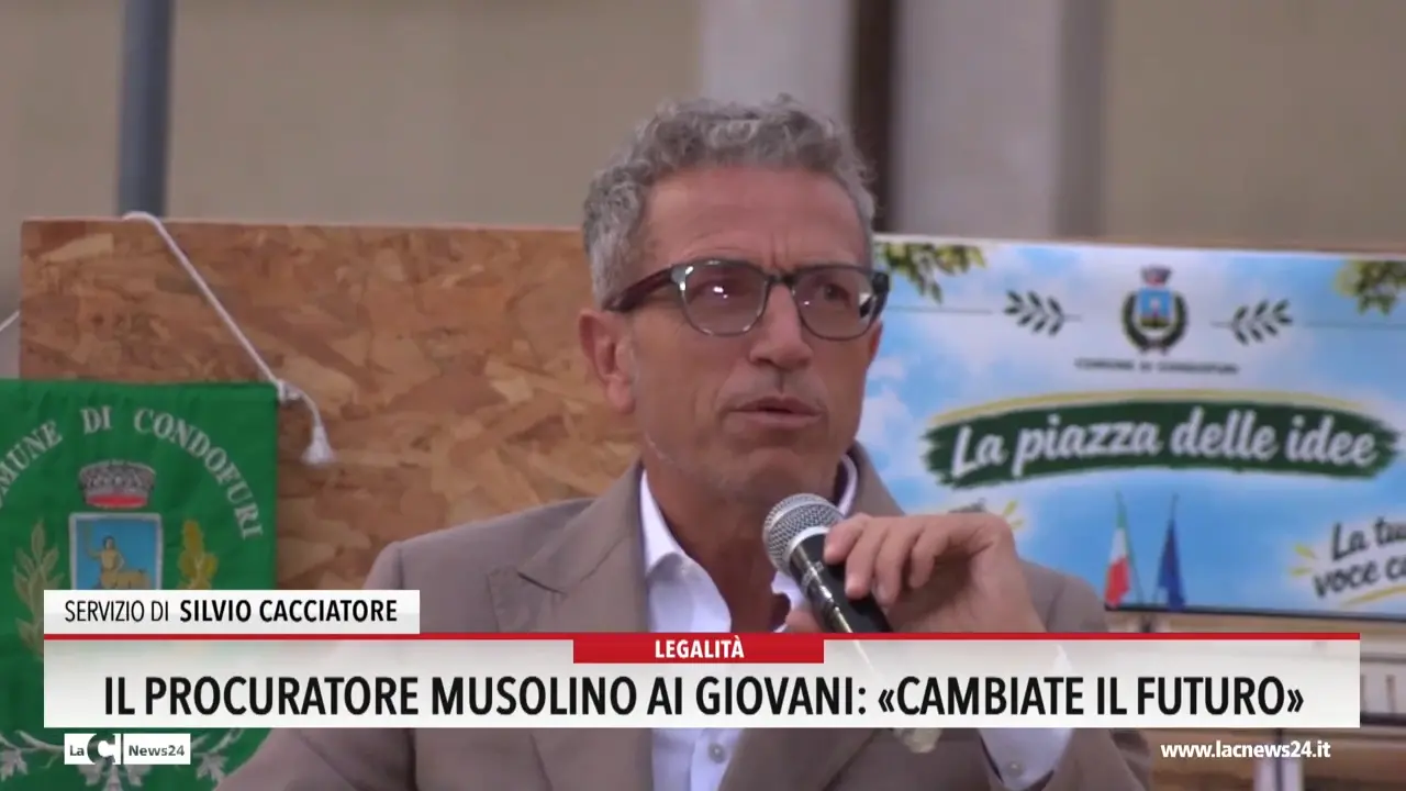 Il procuratore Musolino ai giovani: «Cambiate il futuro»
