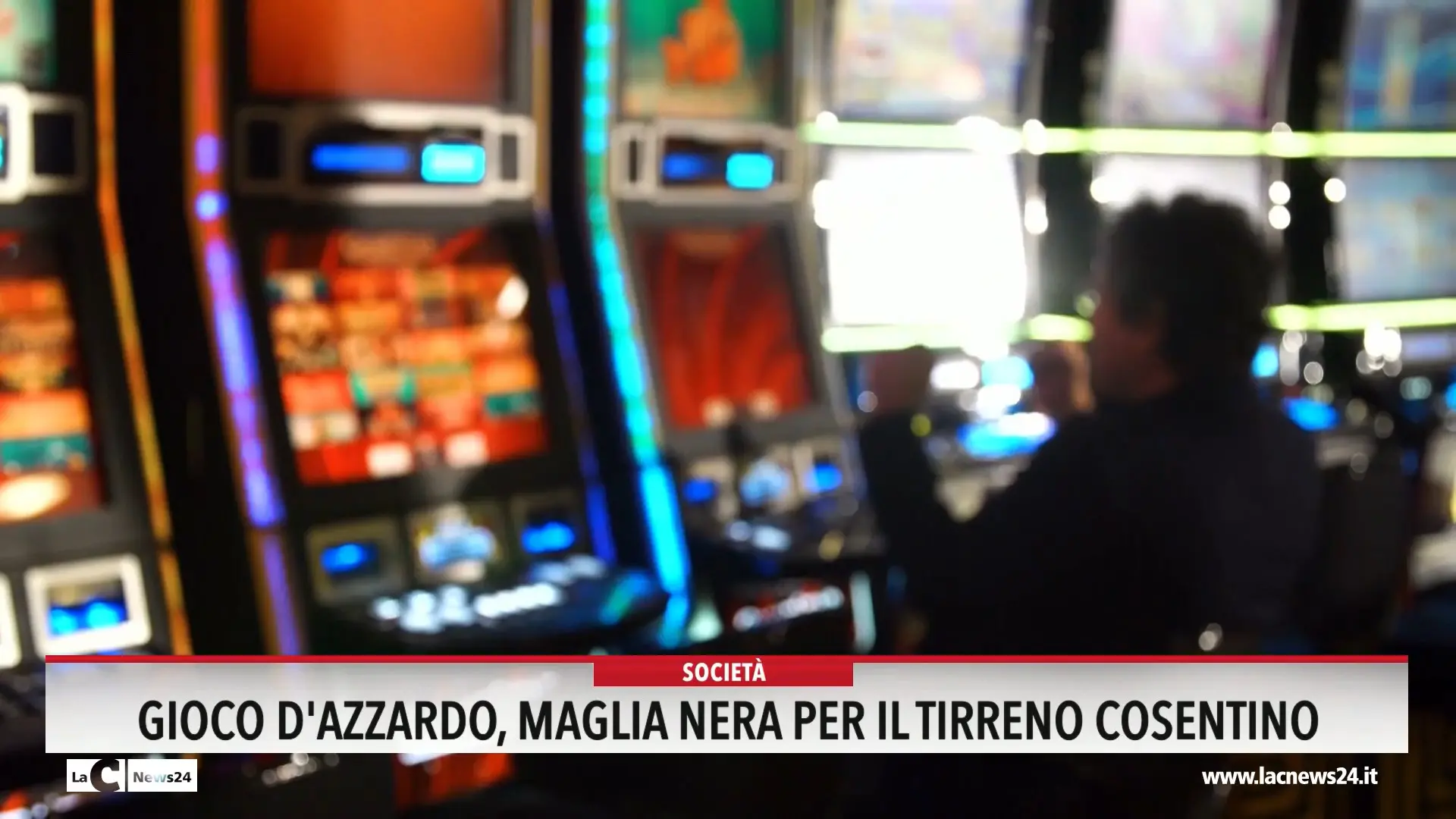 Gioco d'azzardo, maglia nera per il Tirreno cosentino