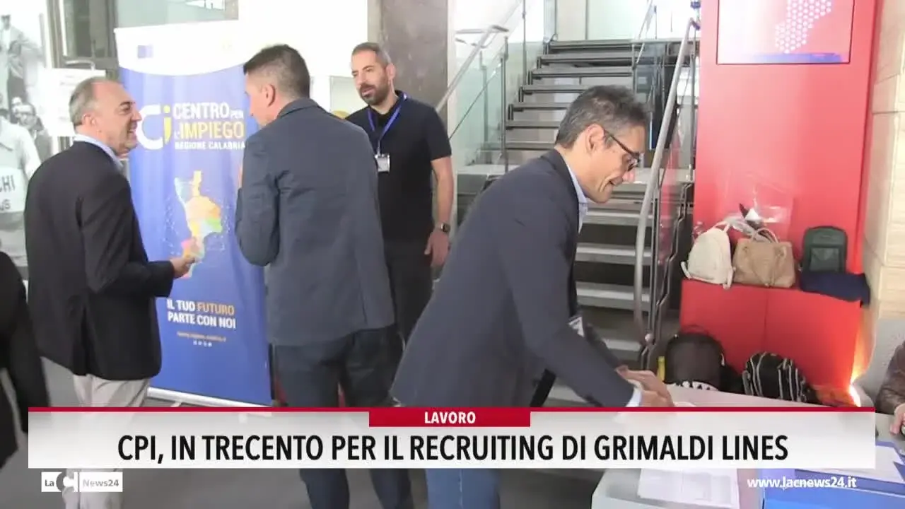 Cpi, in trecento per il recruting di Grimaldi lines