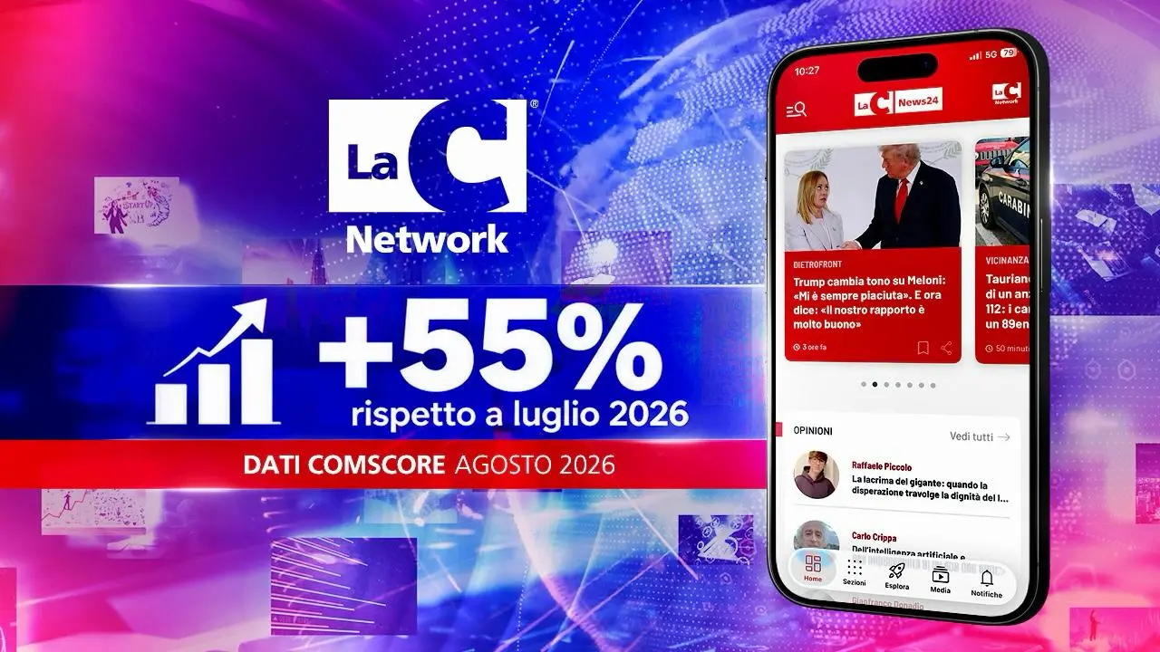 Classifica Prima Comunicazione, il Network LaC cresce ancora: 33° posto tra i media italiani\n