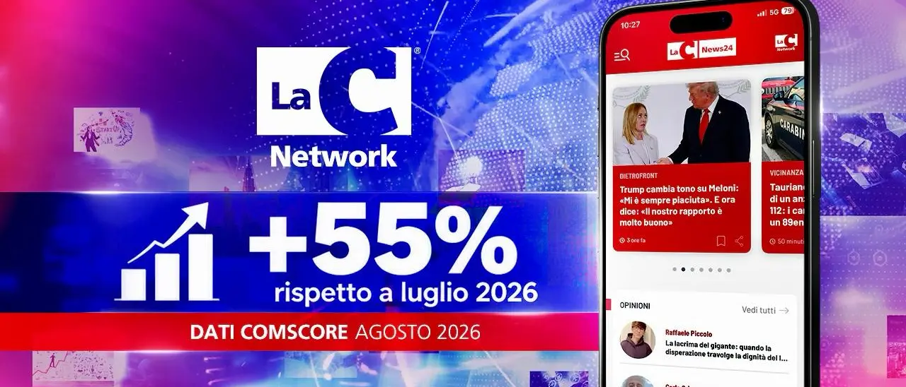 Classifica Prima Comunicazione, il Network LaC cresce ancora: 33° posto tra i media italiani\n