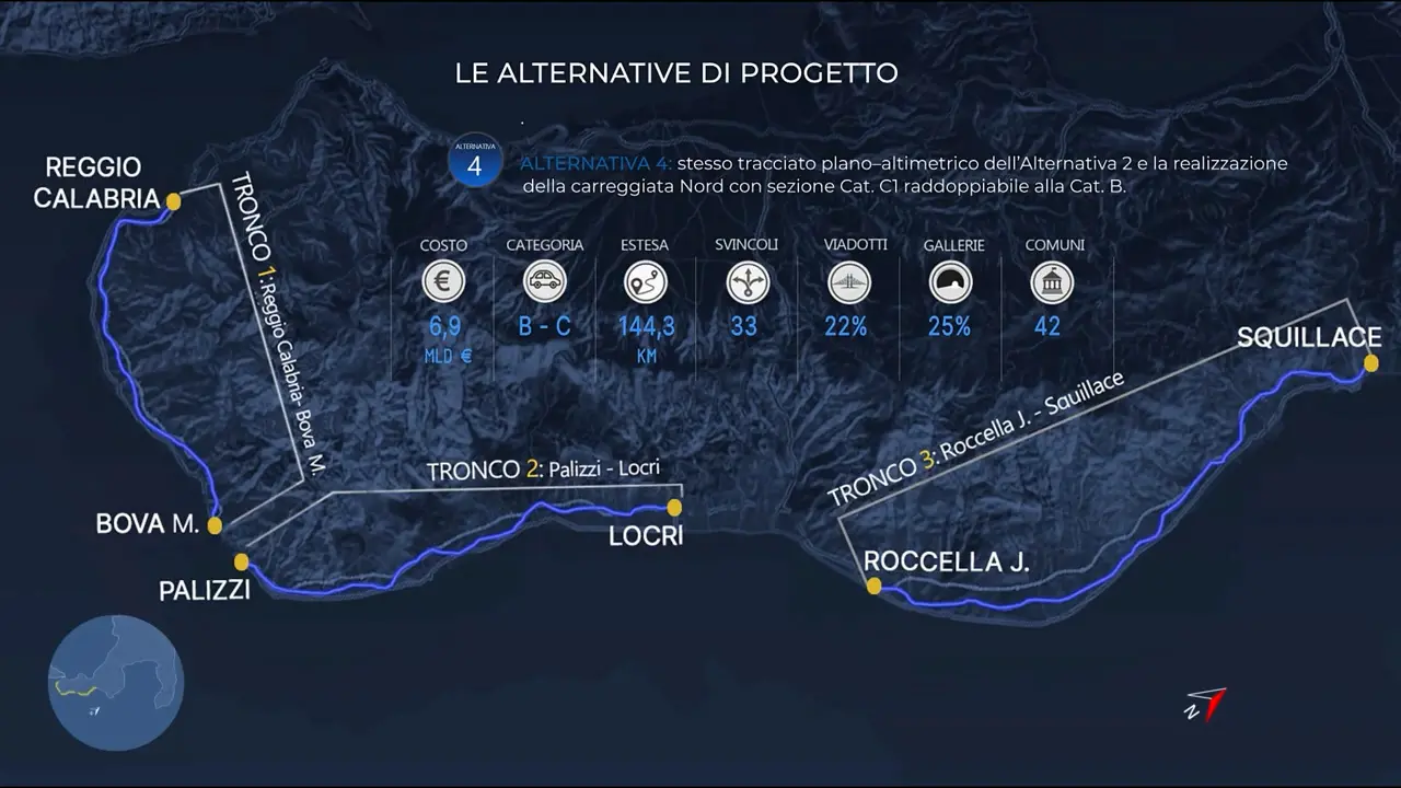 Nuova SS106, ecco la Variante 4: il \"Cavallo di Troia\" dell’ammodernamento che lascia due terzi della Jonica a carreggiata singola\n