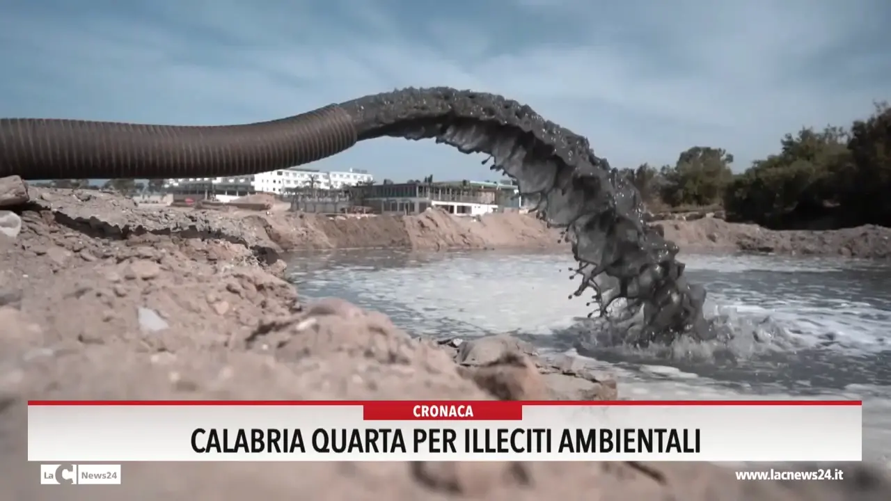 Calabria quarta per illeciti ambientali