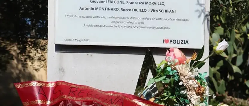 La Reggina rende onore alle vittime della strage di Capaci\n