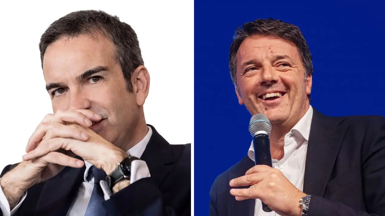 Il governatore Occhiuto e il leader di Italia viva, Renzi