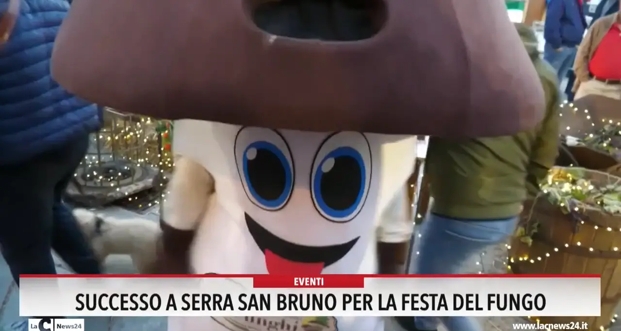 Successo a Serra San Bruno per la festa del fungo