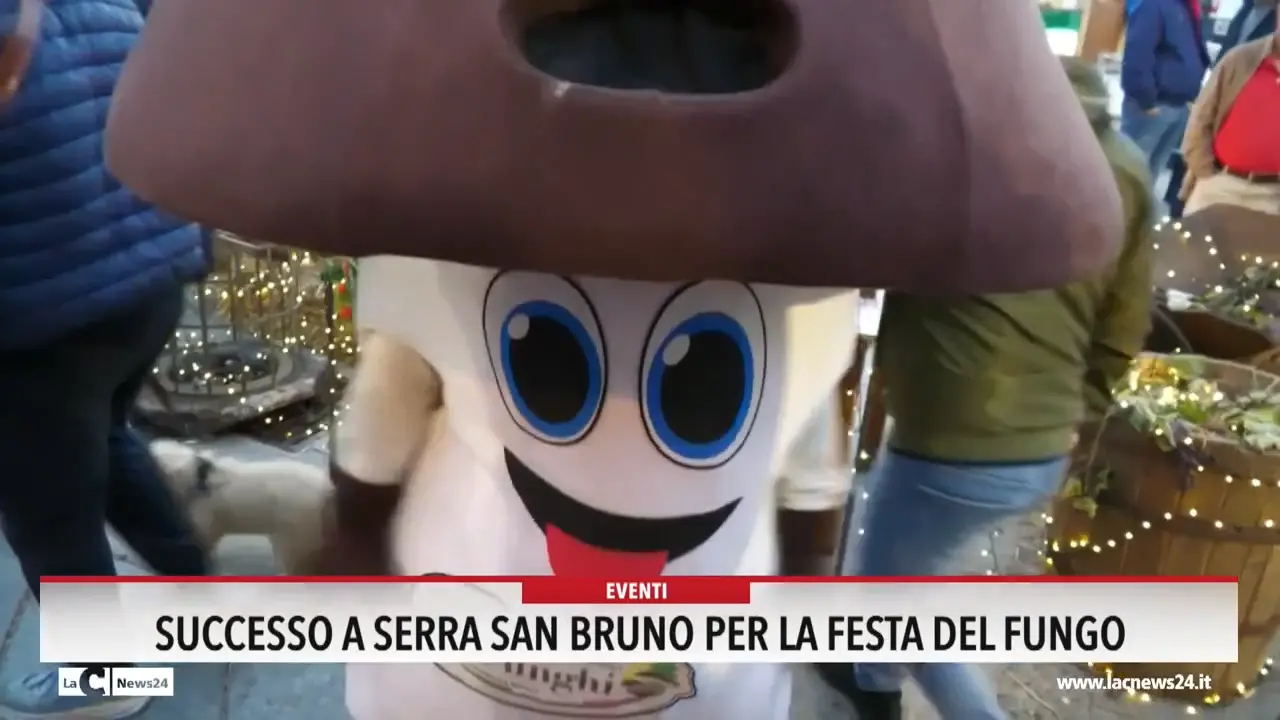 Successo a Serra San Bruno per la festa del fungo