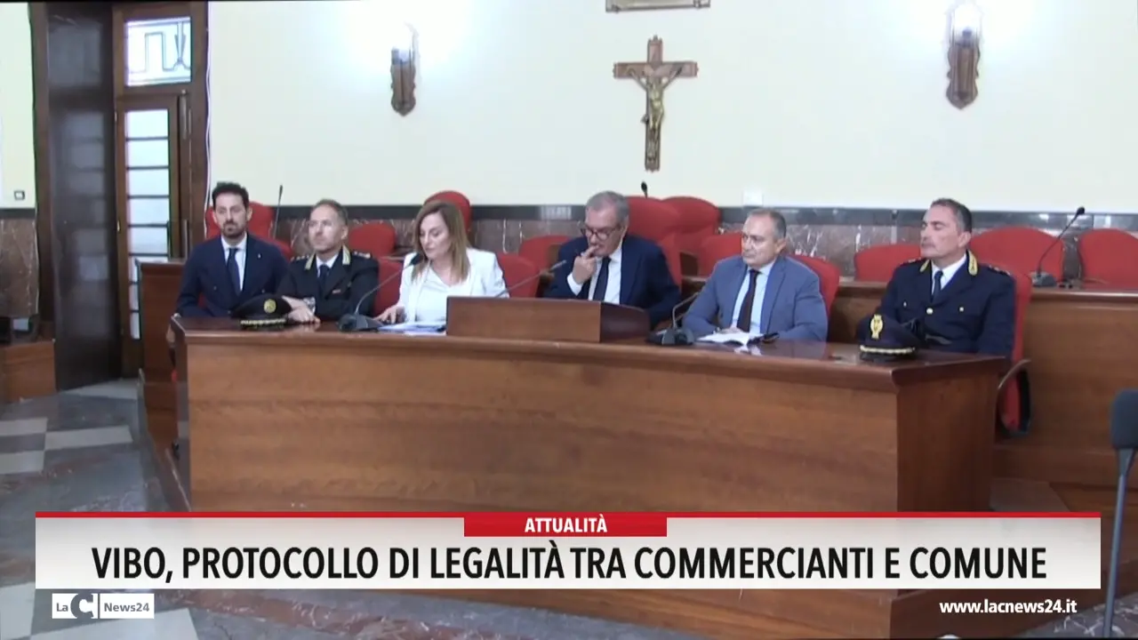 Vibo, protocollo di legalità tra commercianti e comune