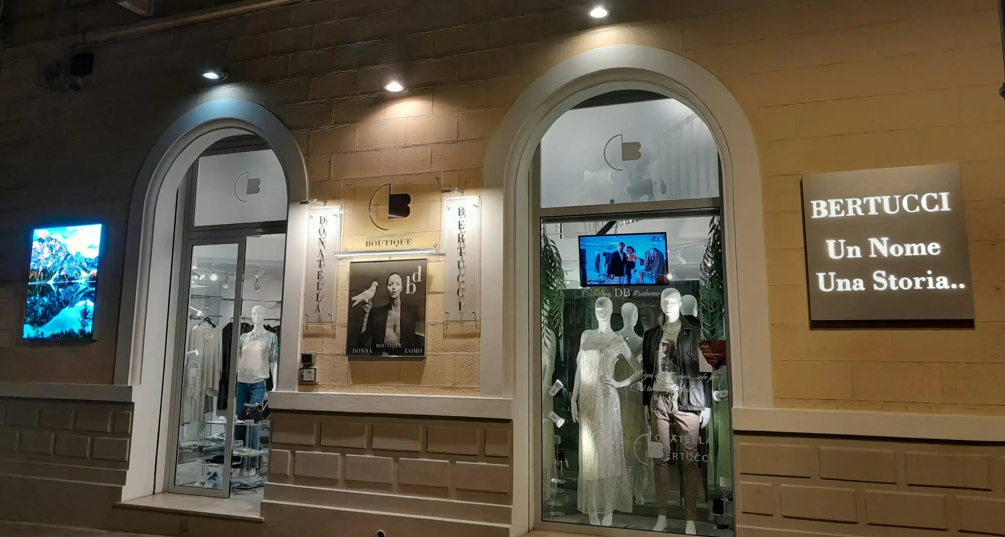 Inaugurata presso la DB\u00A0Boutique Bertucci la nuova insegna \"Bertucci, un nome, una storia\"\n