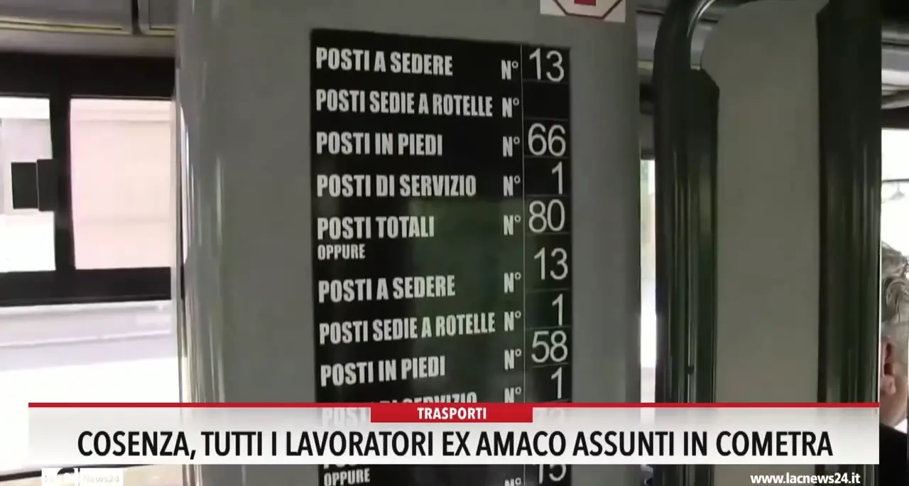 Cosenza, tutti i lavoratori ex Amaco assunti in Cometra