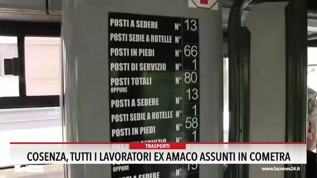 Cosenza, tutti i lavoratori ex Amaco assunti in Cometra