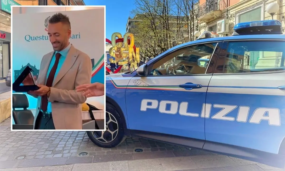 Giuseppe Valerio alla guida della Squadra Mobile di Cosenza\n