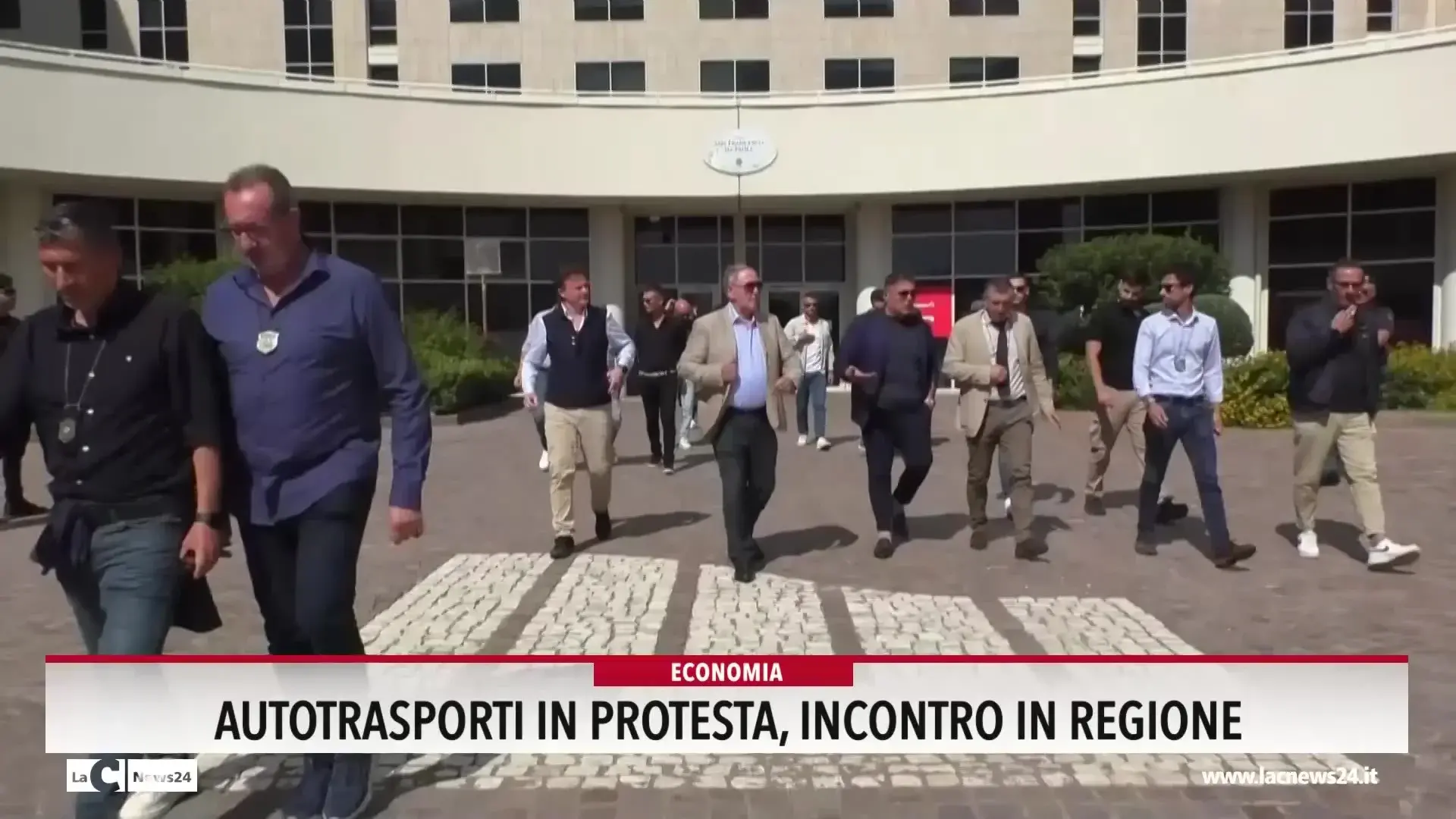 Autotrasporti in protesta, incontro in Regione
