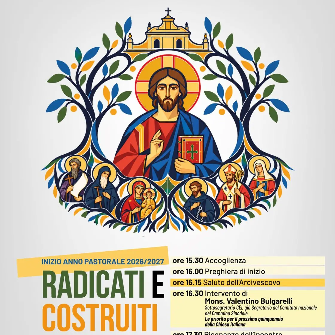 Rossano-Cariati, l'Arcidiocesi apre il nuovo anno pastorale con monsignor Bulgarelli della CEI e il mandato agli operatori\n
