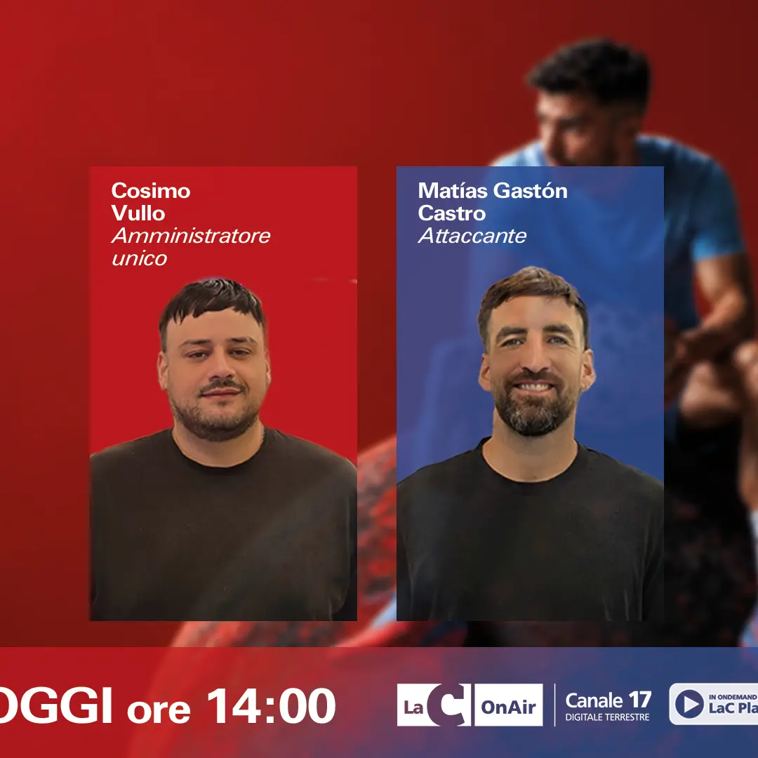 LaC accende i riflettori sulla Vibonese: oggi\u00A0alle 14 Vullo e Castro ospiti di “Pianeta Rossoblù”\n