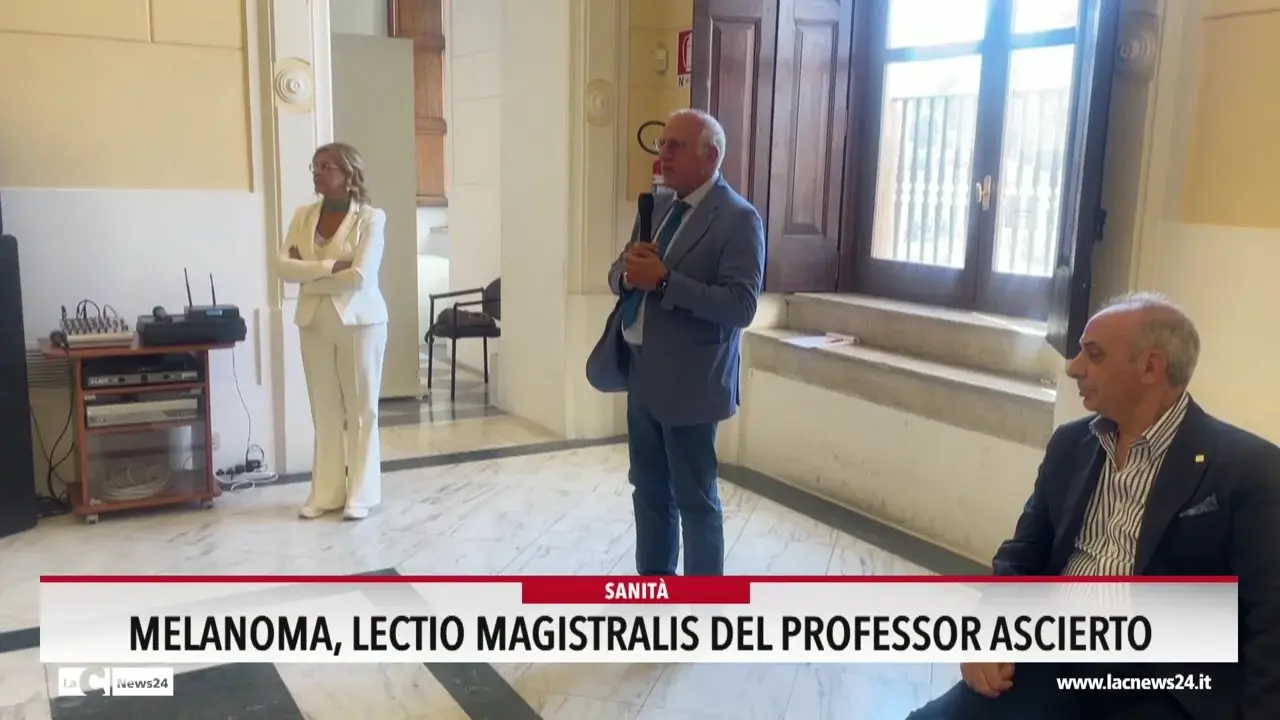 Melanoma, lectio magistralis del professor Ascierto