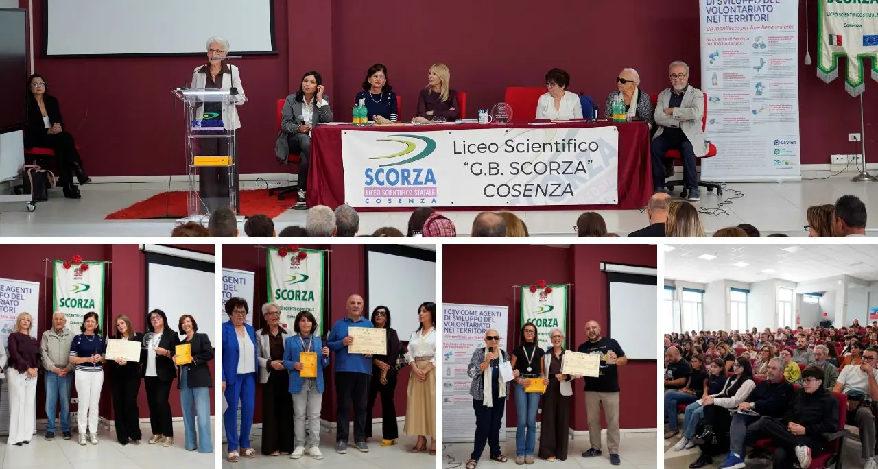 Cosenza, assegnati i premi “Volontario dell’anno”: i nomi degli studenti che hanno ricevuto il riconoscimento\n