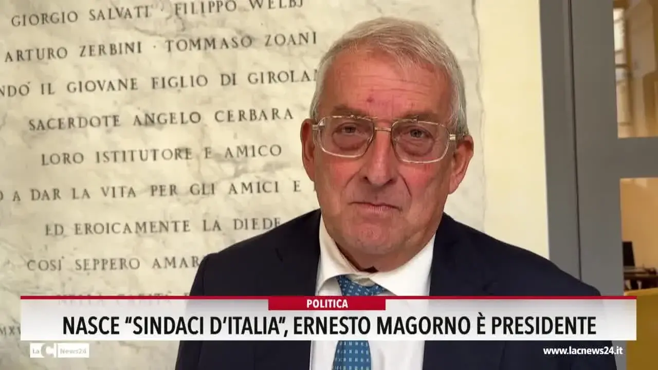 Nasce \"Sindaci d' Italia\", Ernesto Magorno è presidente