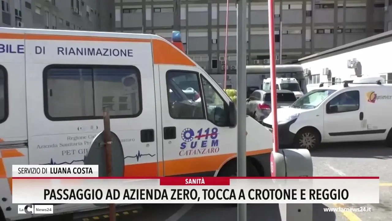 Passaggio ad Azienda Zero, tocca a Crotone e Reggio