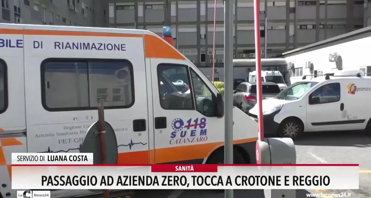 Passaggio ad Azienda Zero, tocca a Crotone e Reggio