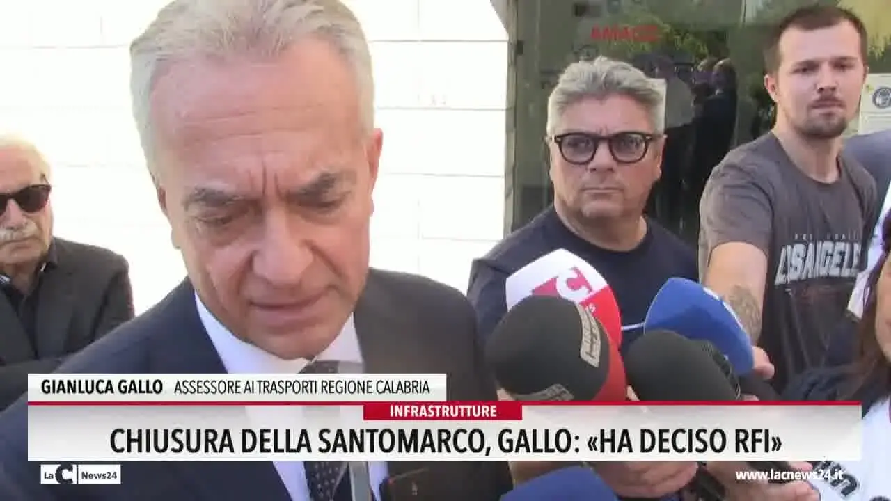 Chiusura della Santomarco, Gallo: «Ha deciso Rfi»
