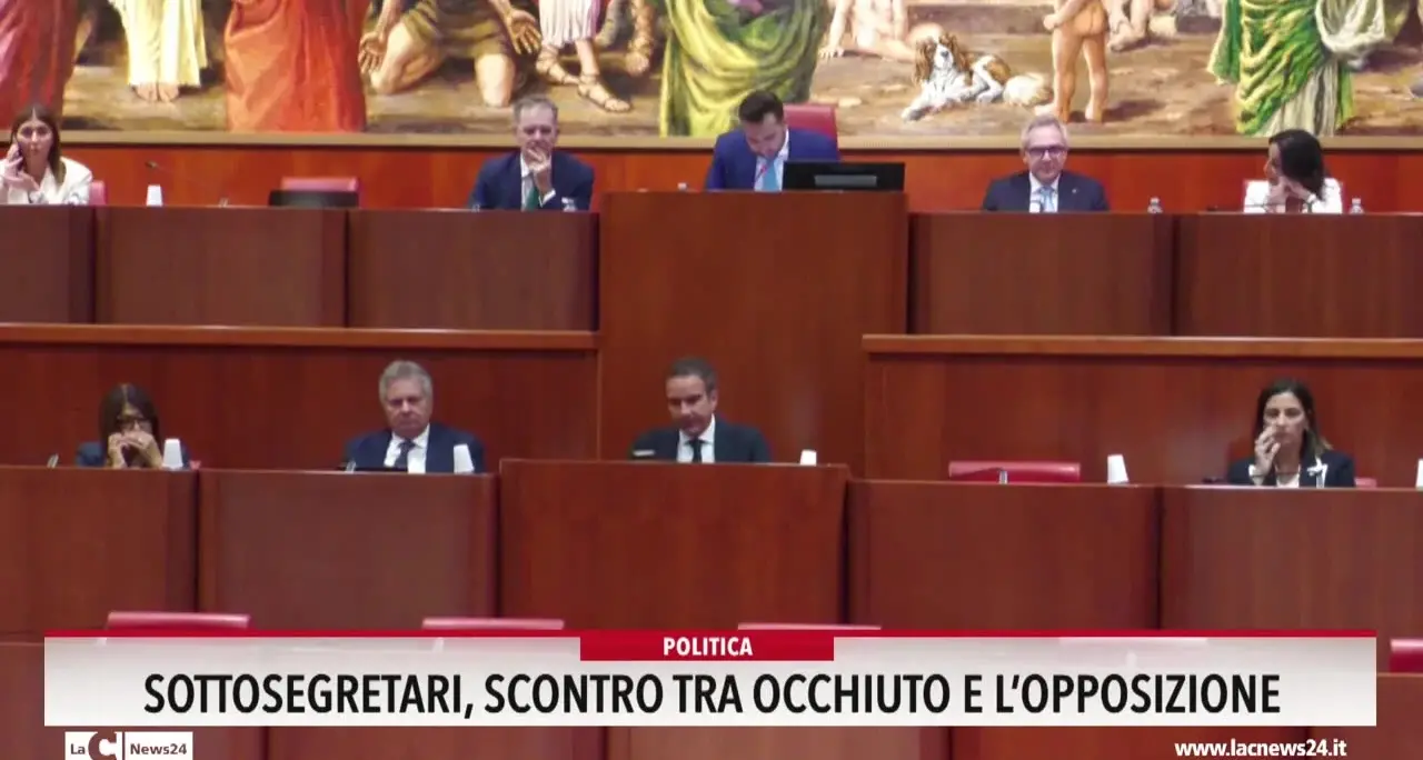 Sottosegretari, scontro tra Occhiuto e l' opposizione