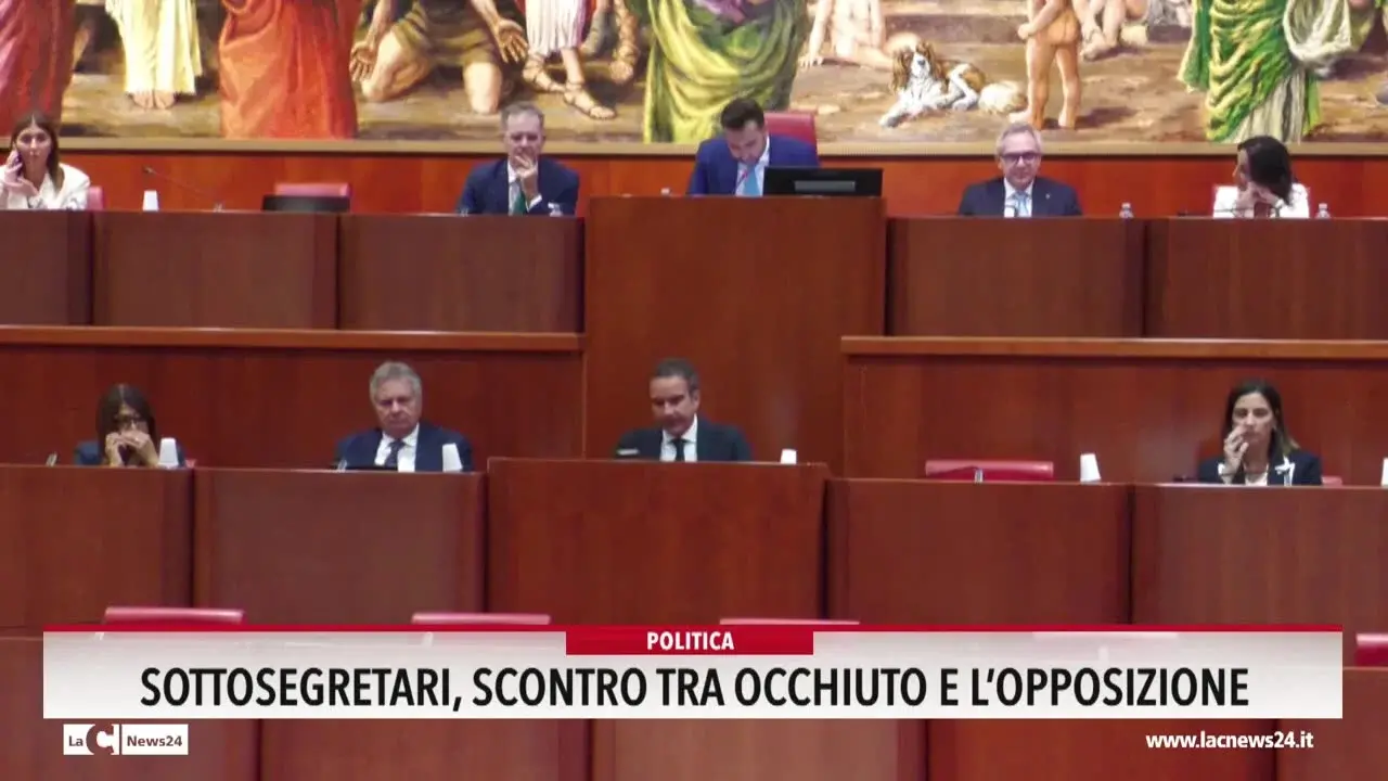 <p>Sottosegretari, scontro tra Occhiuto e l'opposizione</p>