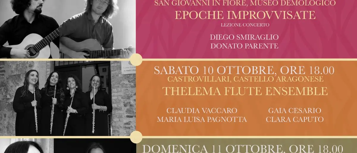 Festival Antonio Vivaldi, tre concerti tra San Giovanni in Fiore, Castrovillari e Cosenza\n