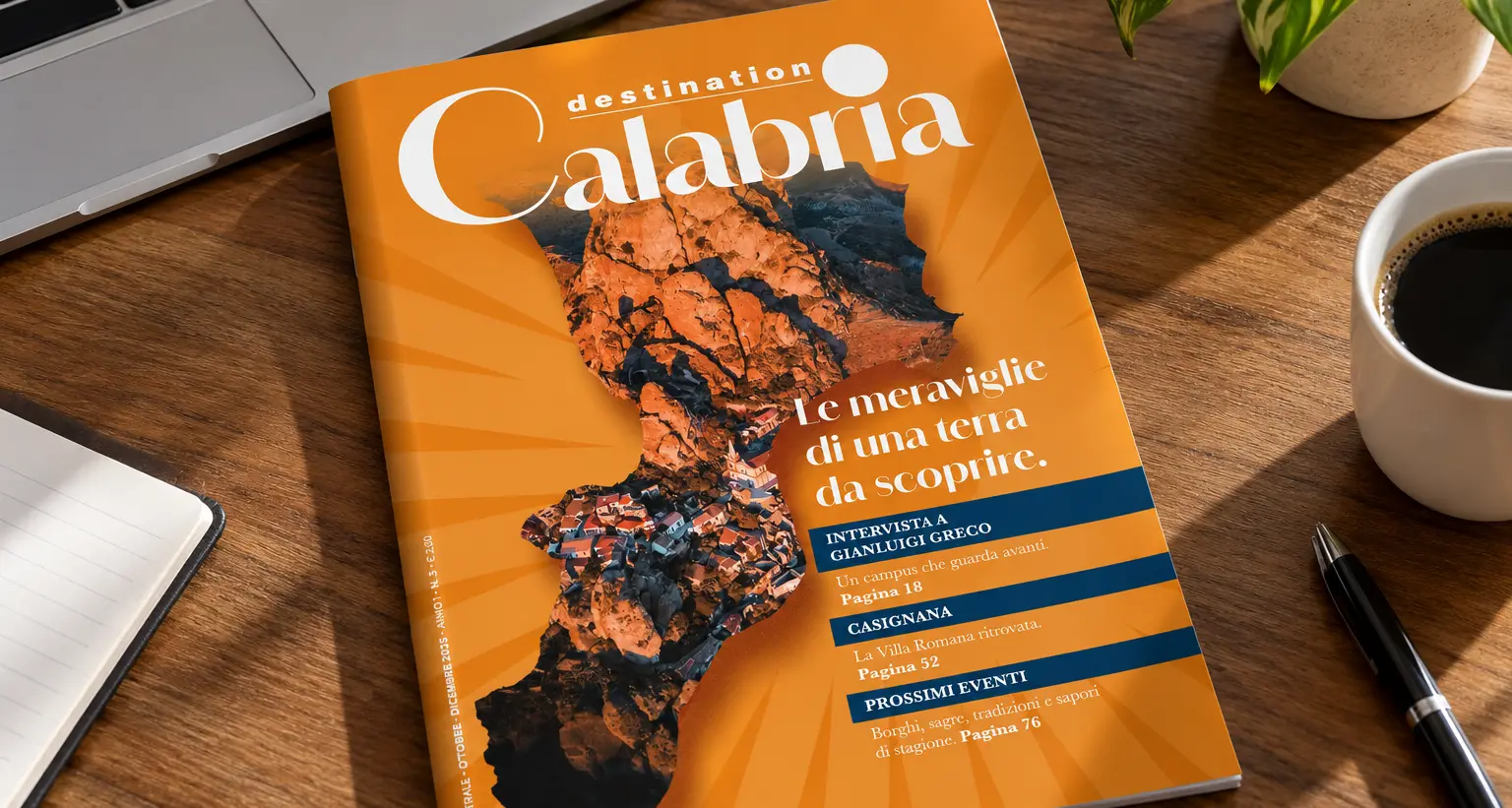 “Destination Calabria” sbarca ad AgriCleto: in vetrina il terzo numero del magazine dedicato alle eccellenze regionali\n