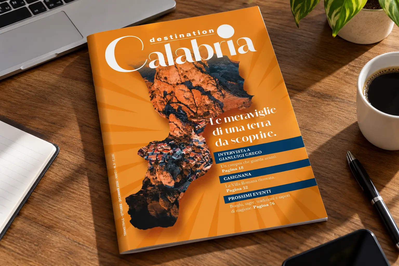 “Destination Calabria” sbarca ad AgriCleto: in vetrina il terzo numero del magazine dedicato alle eccellenze regionali\n