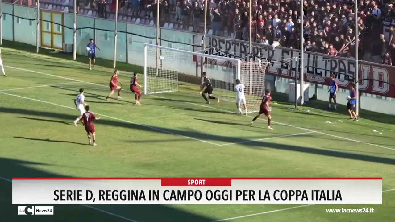 Serie D, Reggina in campo oggi per la Coppa Italia