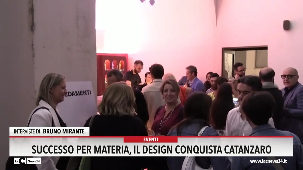 Successo per Materia, il design conquista Catanzaro