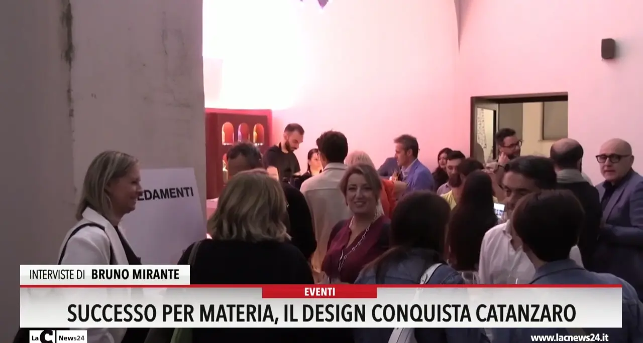 Successo per Materia, il design conquista Catanzaro