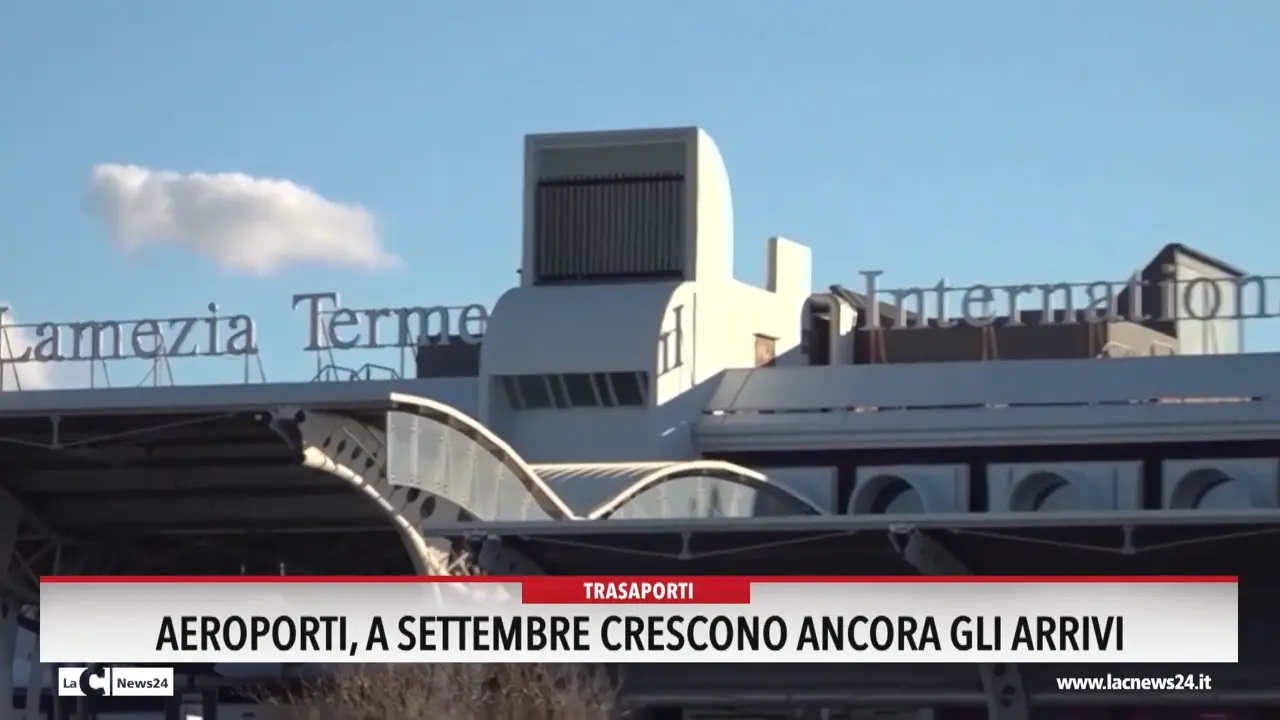 Aeroporti, a settembre crescono ancora gli arrivi