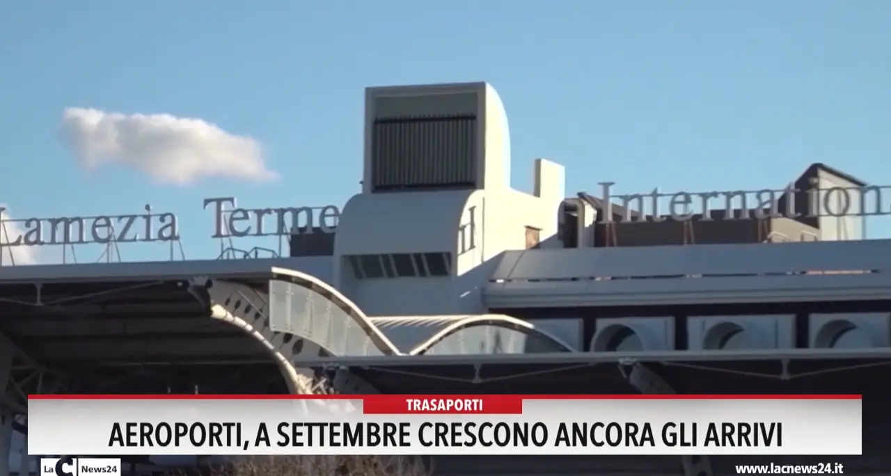 Aeroporti, a settembre crescono ancora gli arrivi