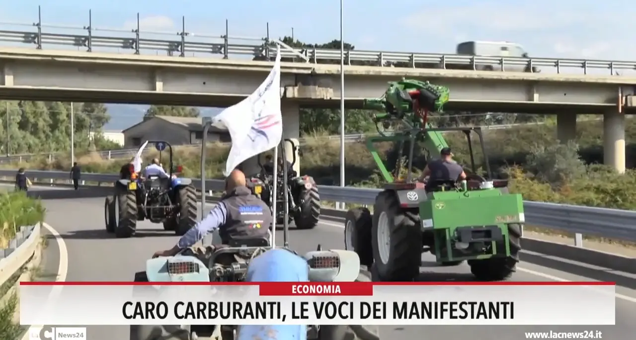 Caro carburanti, le voci dei manifestanti