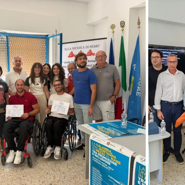 Subacquea per persone con disabilità, Straface lancia l’hub di Amendolara:\u00A0«Un modello da seguire»\n