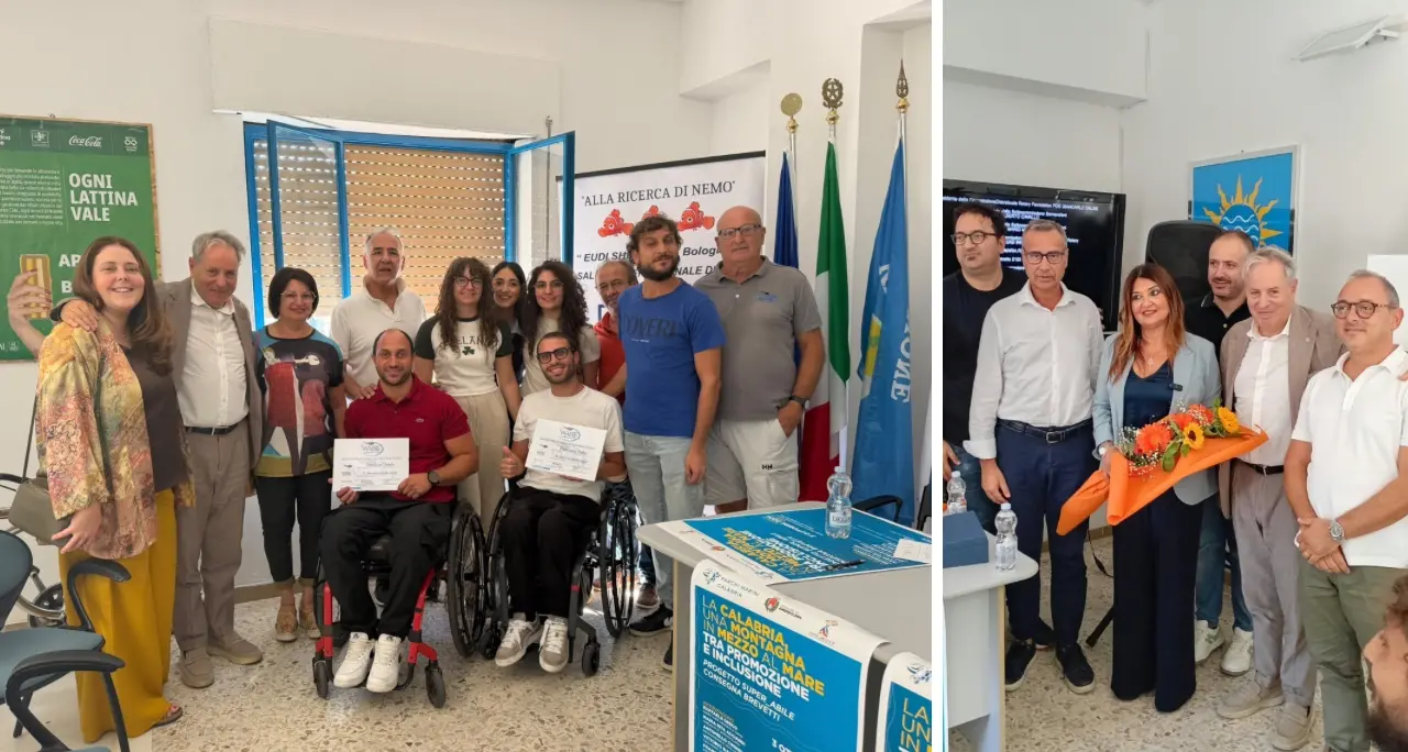 Subacquea per persone con disabilità, Straface lancia l’hub di Amendolara:\u00A0«Un modello da seguire»\n